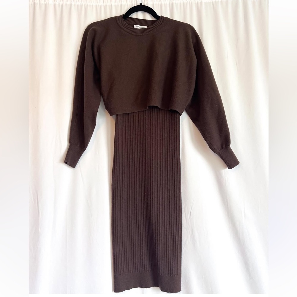 Sweater dress & top set